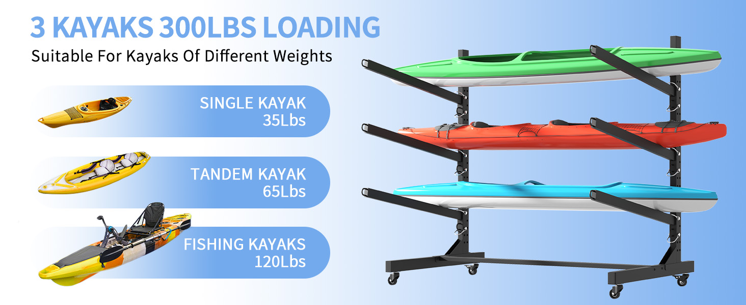 kayak storage rack wide canoe stand heavy duty paddle board holder surfboard trolley hanger