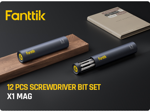 take-one⭐︎ Fanttik X1 Mag Screwdriver Bits, 12-in-1 Screwdriver Bit Set