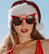 FEISEDY Women Men Funny Sunglasses, Butterfly Shaped Bat Shades for Halloween and Party B4142