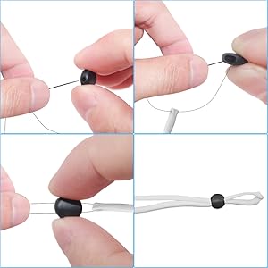 300Pcs Adjustment Cord Locks