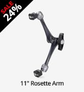 SMALLRIG Rosette Magic Arm 11 Inch with Ball Head, 1/4