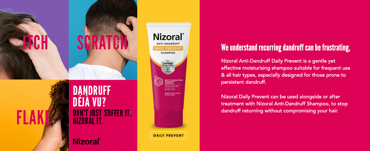 Nizoral AntiDandruff Daily Prevent Shampoo 200ml Instant Dandruff