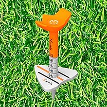 Golf Tees Adjustable Height orange