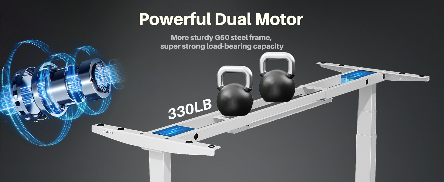 Dual Motor Standing Desk Frame