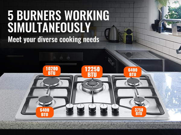 gas stove top