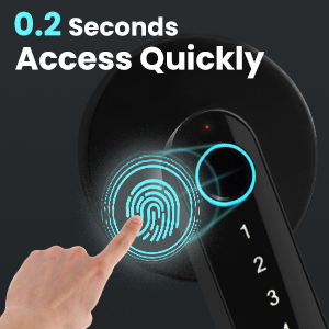 Fingerprint Door Knob Smart Door Lock Smart Door Knob with Handle