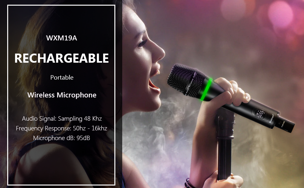 microphone wireless bluetooth cordless handheld microfonos inalambricos mic karaoke 