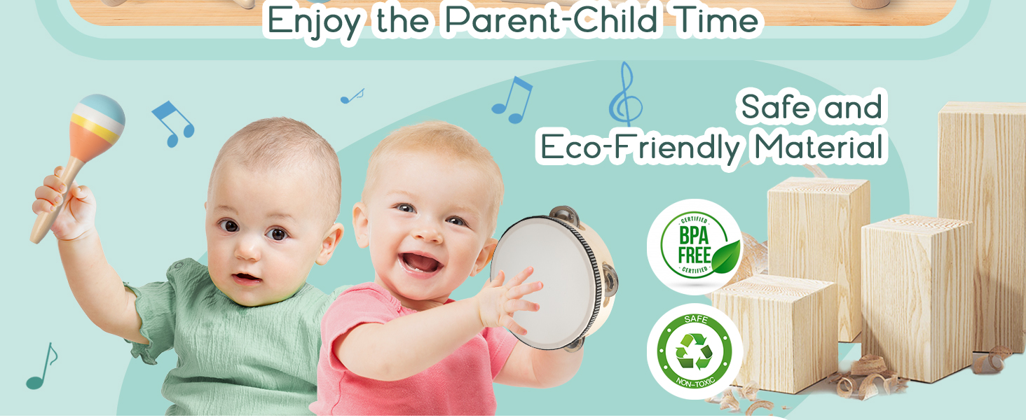 WowJoyLab Toddlers Musical Instruments Montessori Musical