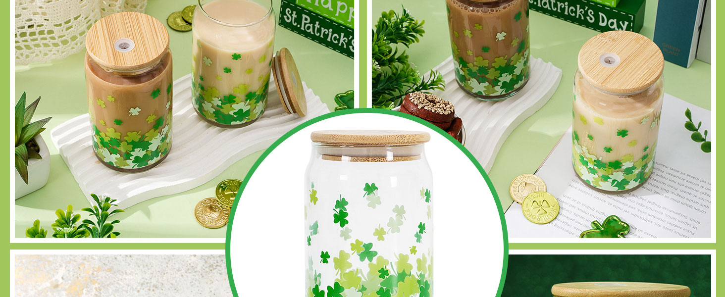 2 Pack St Patrick's Day Drinking Glasses