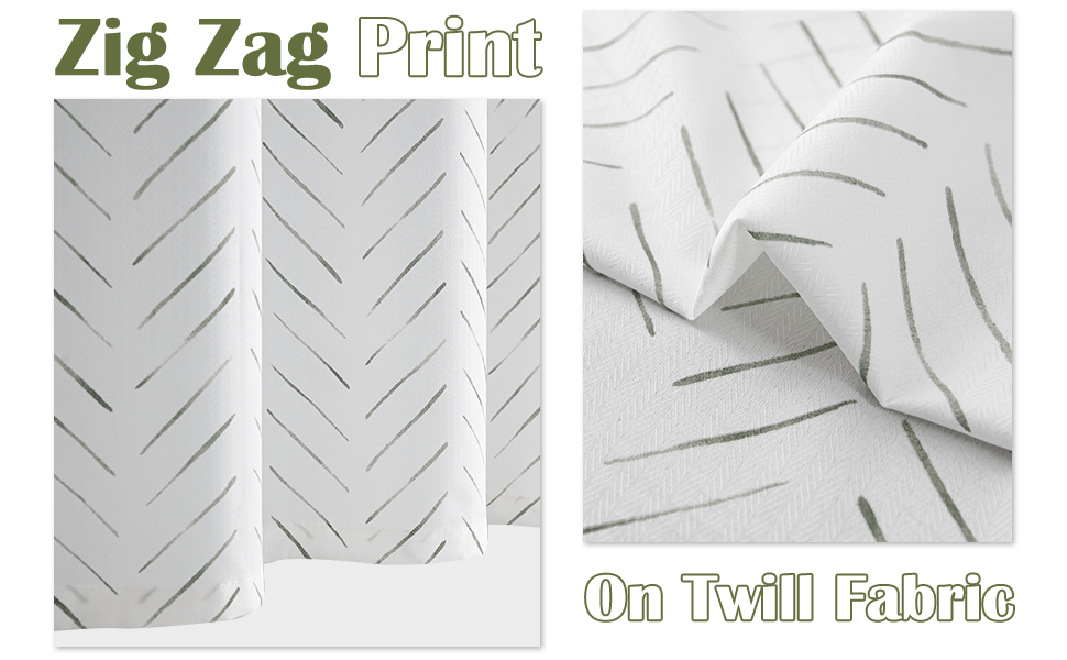 Lazzzy Grey and White Shower Curtain for Bathroom Farmhouse Rustic