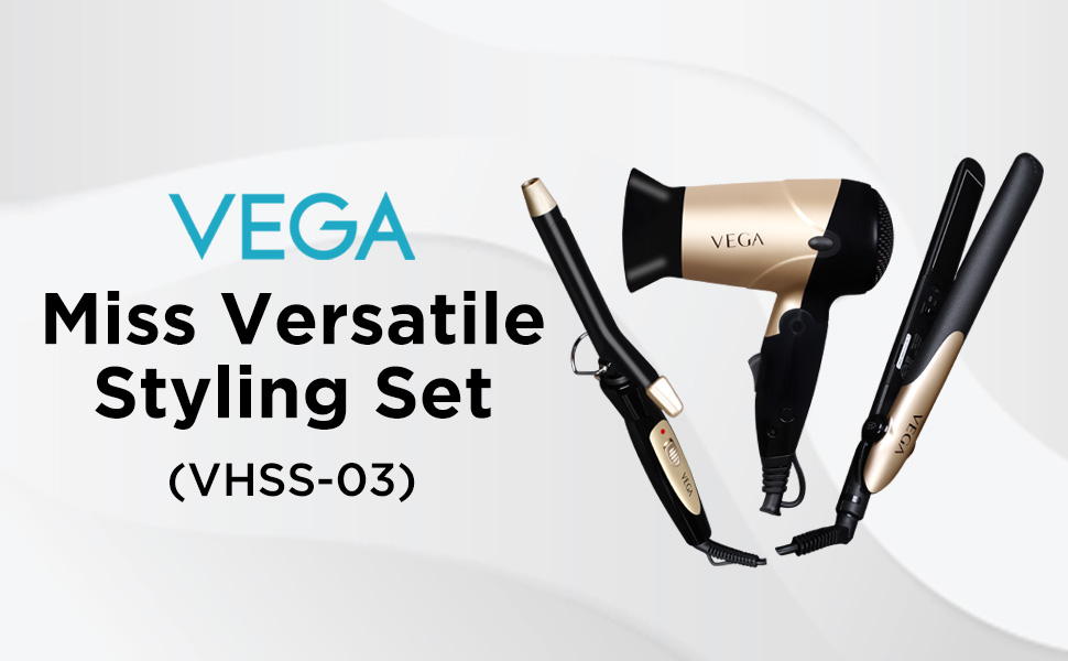 hair dryer, hair straightener, hair curler, styling set, dryer combo