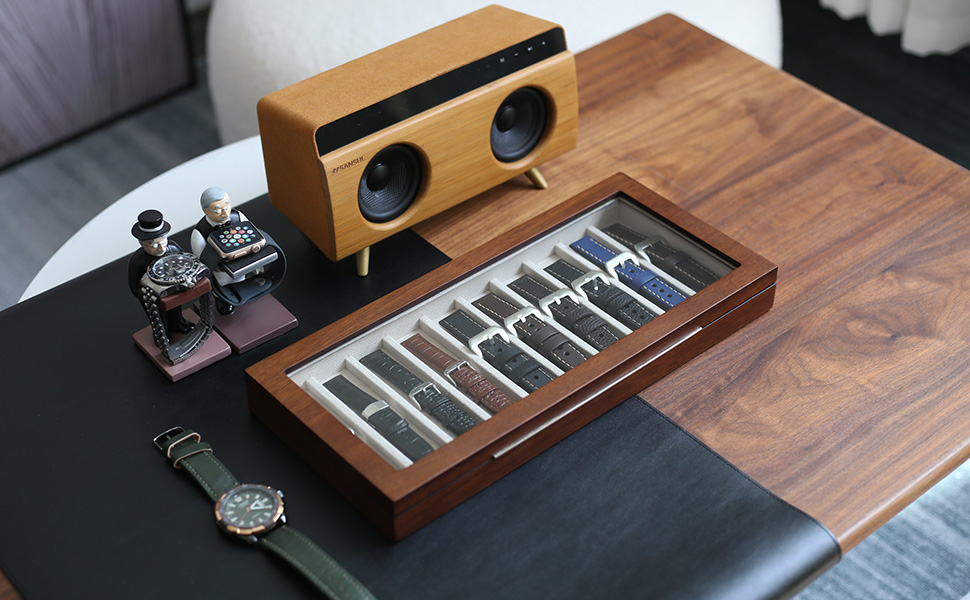 Besforu Watch Band Organizer Case for Men or Women Holder