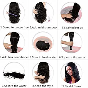 hair wigs natural hair wigs ombre wig pink blonde brown red green golden hair wigs middle part