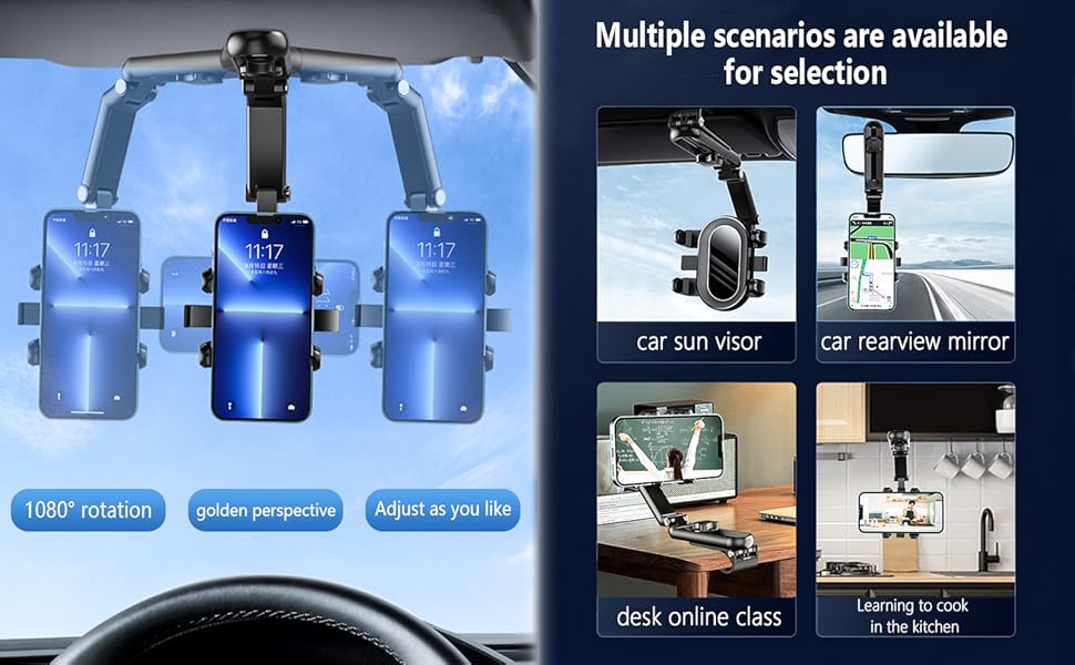 Multifunctional cell phone holder