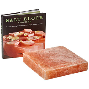 Square Himalayan Salt Block and Cook Book