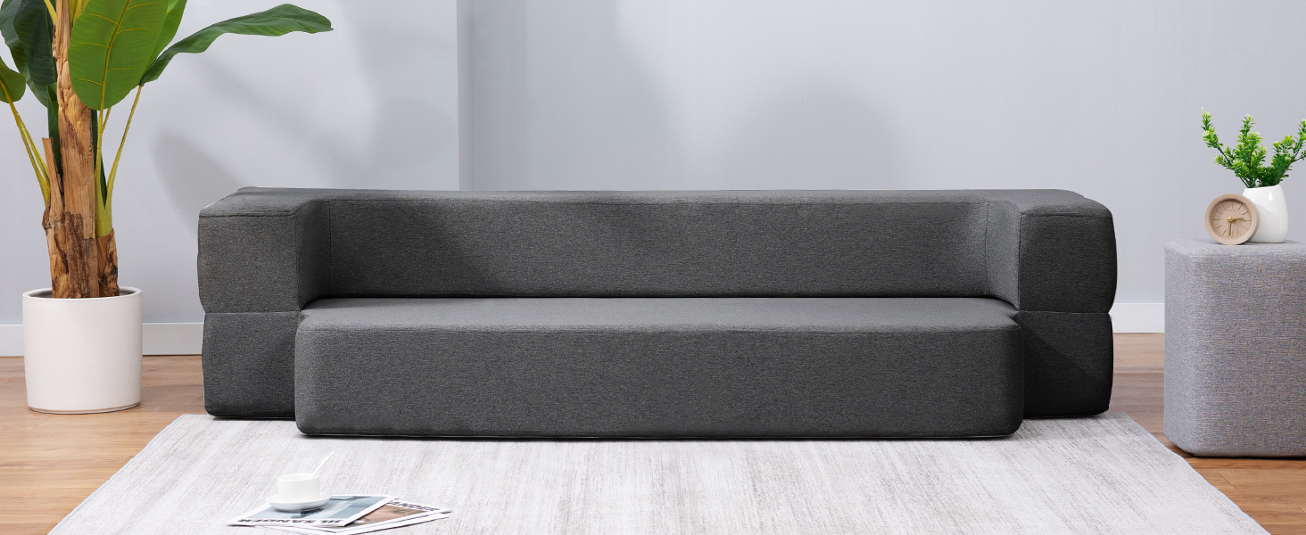 BALUS 8.6 Inch Folding Sofa Bed Couch, Convertible Sofa Bed