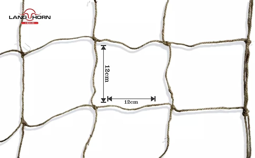 Lang Horn plant Support jute netting 100 eco friendly natural jute