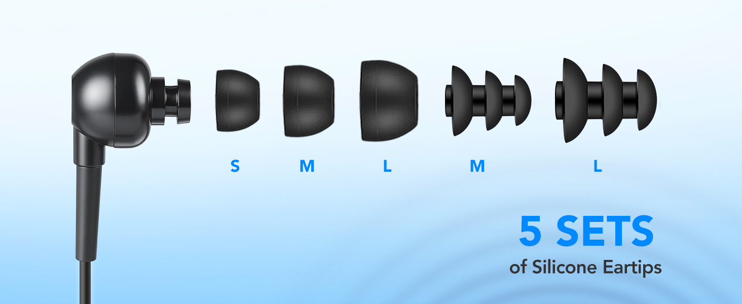Text reads '5 SETS'. Diagram showing silhouettes of different camera lens configurations or attachments in a technical illustration style.