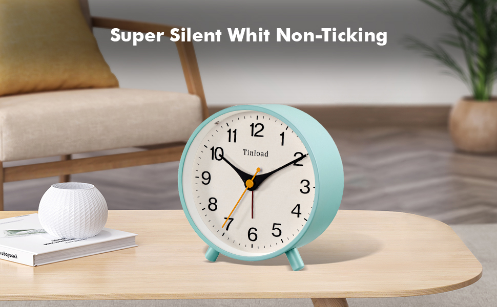 4.5" Antique Retro Analog Alarm Clock, S... 14 2