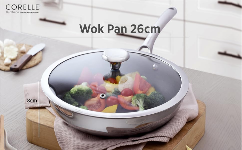 未使用　CORELLE DuraNano フライパン　Wok pan 24cm Corelle Brands – コレール ブランズ ジャパン