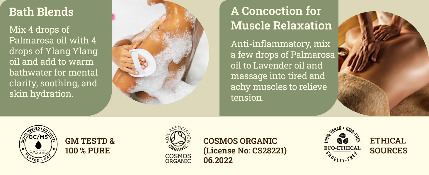 Rosemary Essential Oil Cosmos Certified Organic 100% Pure Spanish Therapeutic Grade for Aromatherapy