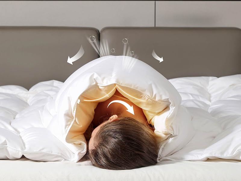 Hotel Luxury White 100% Cotton Oversize King Comforter with 8 Corner Tabs 768ab7ff A4ea 45fe 87e5 81bb330a43c9. CR0,193,1500,1125 PT0 SX800 V1