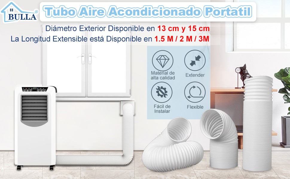 Tubo Aire Acondicionado Portatil