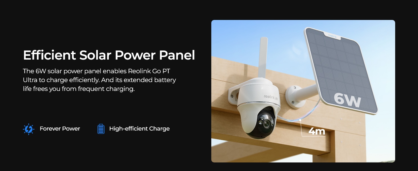 REOLINK Go PT Ultra+SP 4K Cellular Security Camera