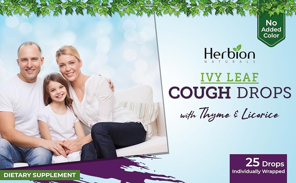 Mua Herbion Naturals Cough Drops with Ivy Leaf, Thyme & Licorice