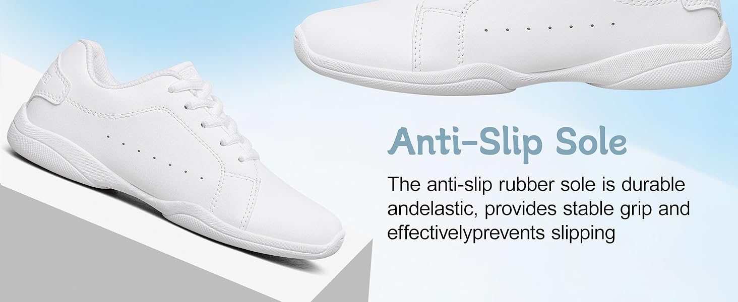 white cheer shoes