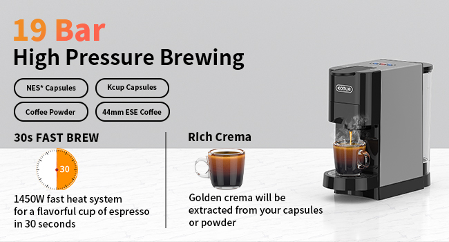 KOTLIE 4in1 ESPRESSO MACHINES