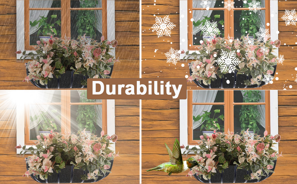 2Pack 30in Planter Liners Breathable Felt Hanging Basket