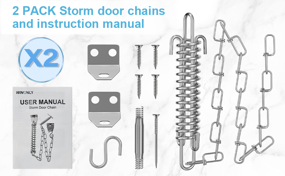 National Hardware S843-250 Stanley Chain Screen Door Spring Stop Black:  Screen Door Braces & Springs Outlet (033923843256-3)