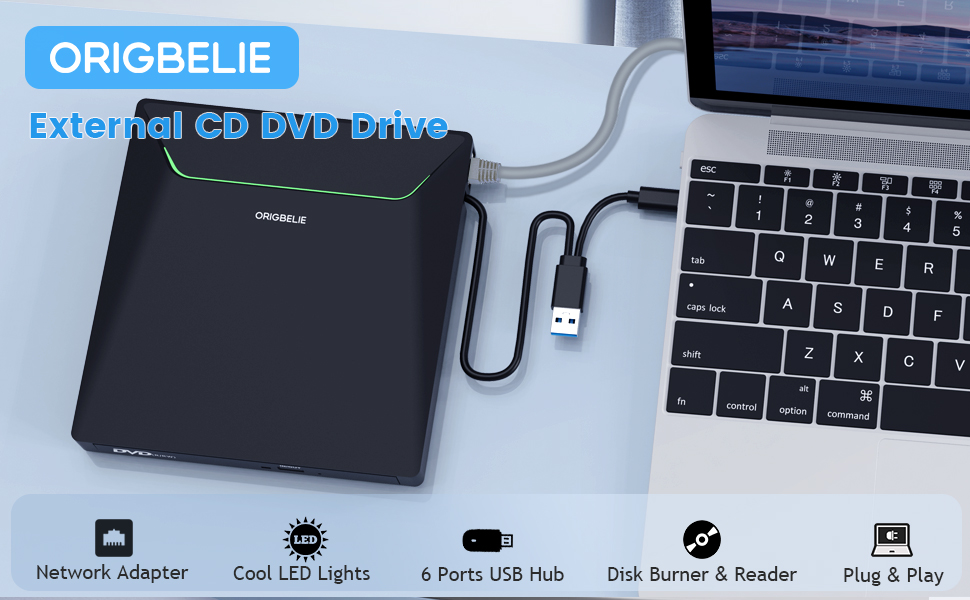 external cd/dvd drive for laptop