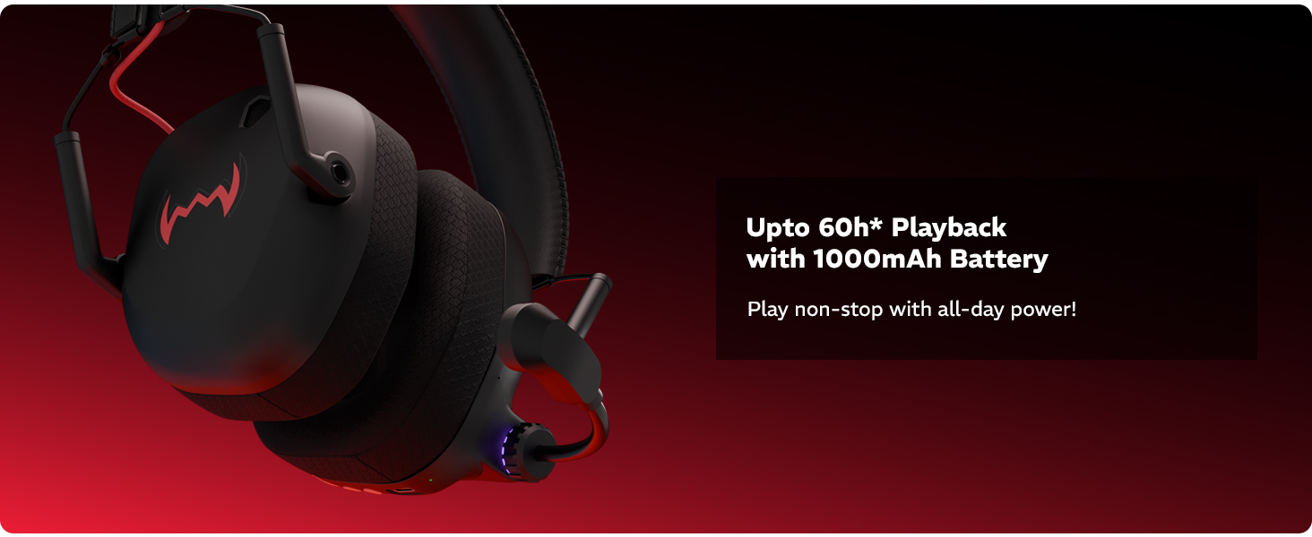 Upto 60h Playback