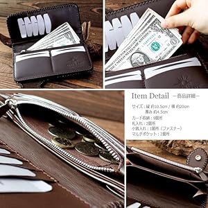 手彫り花模様レザー長財布 手彫り花模様レザー長財布 本革 長財布 サドルレザー 花柄