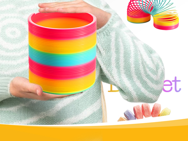 Jumbo Rainbow Coil Spring Toy