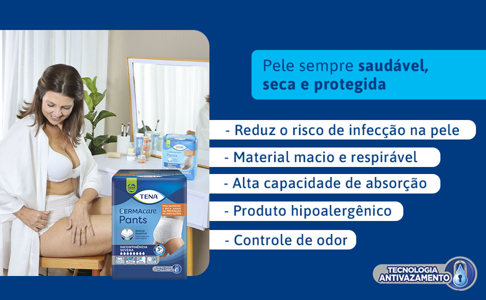 Fralda tena slip noturna g, Fralda tena noturna g, tena pants, Fralda geriatrica plenitude p/m