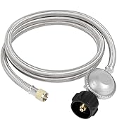 SHINESTAR 6FT Low Pressure Propane Regulator Hose for Gas Grill, Burner Stove, Fire Pit, Smoker, ...