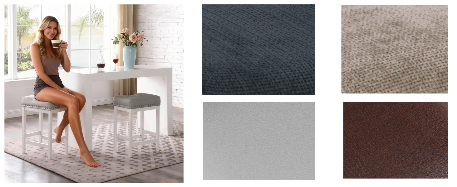 Jubiloom modern bar stools set of 2