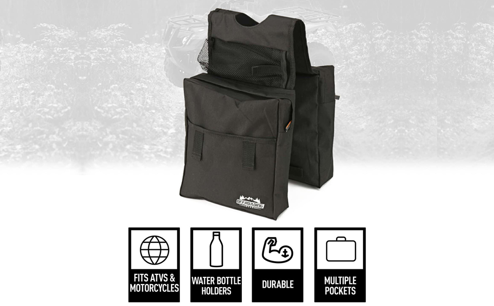 Offroading Gear 4x4 Waterproof Rear and Front TankTop Saddle Bag with