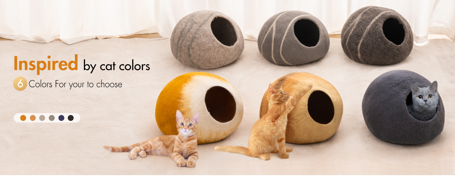 Cat Cave Bed Handmade Wool Cat Bed Cave,Cat Bed Cat House