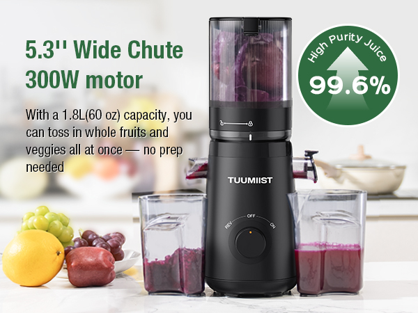 TUUMIST ジューサー TM_580SJ 300w 100v Amazon.com: Juicer