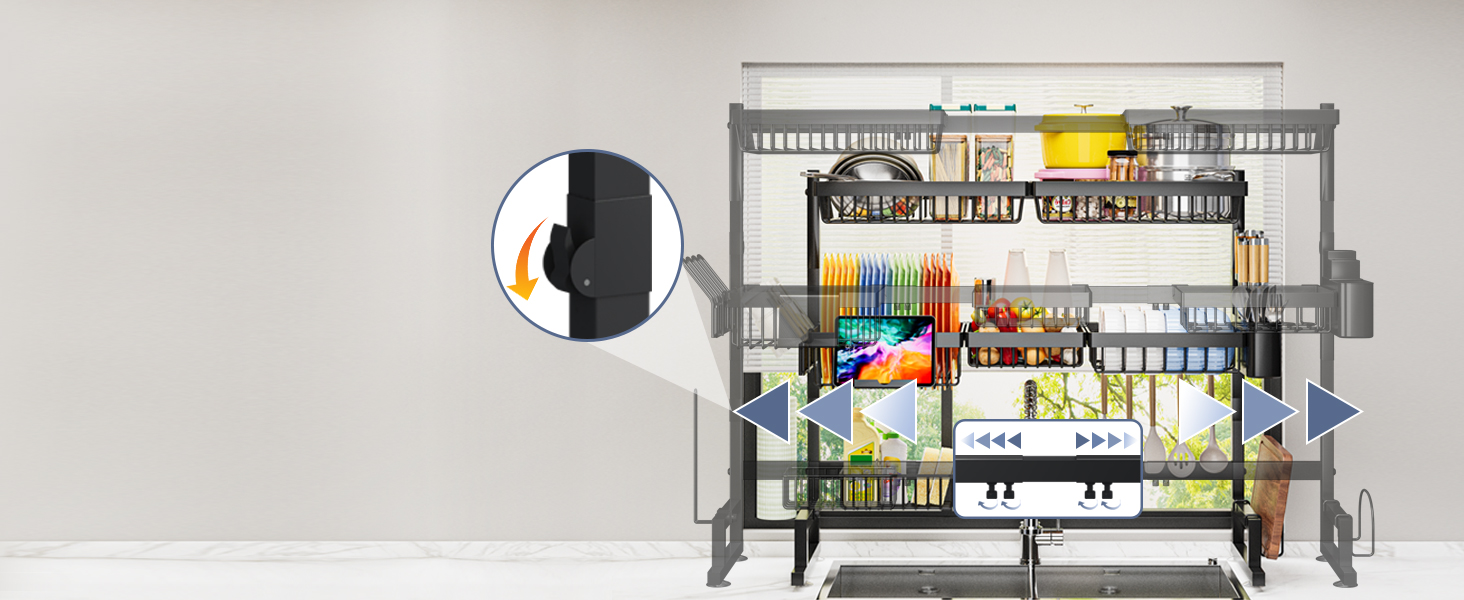 Adjust freely length and high to suit your need