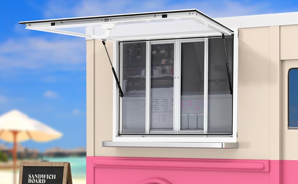 45 X 30 Inch Concession Window for Food Truck, Pass Through