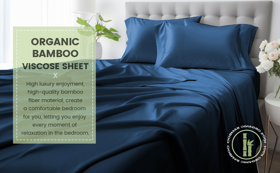 JSELF 100% Organic Viscose from Bamboo Ultra Soft Sheets for Hot Sleepers - Queen Size - OEKO-TEX STANDARD 100
JSELF 100 76b953b2 99c1 4e29 807a A2122d67de63. CR0,0,970,600 PT0 SX970 V1