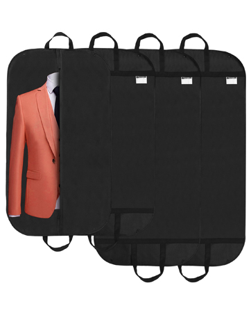 YYDSLEE 4 Pack 24"x 40" & 47" Garment Bags for Hanging Clothes Travel and Storage