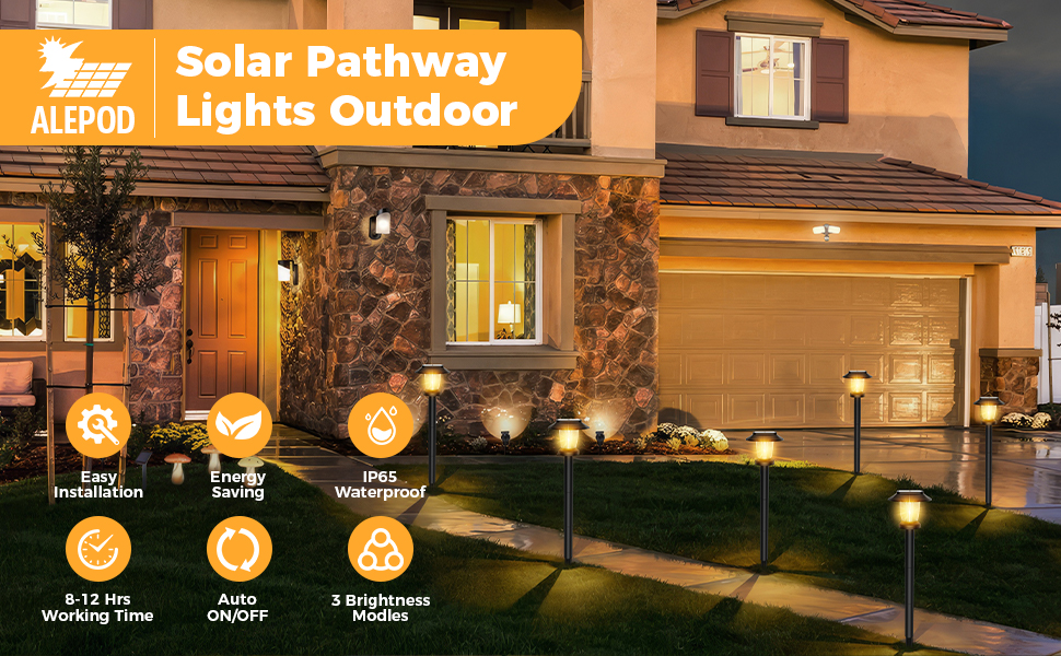 Solar Pathway Lights Outdoor