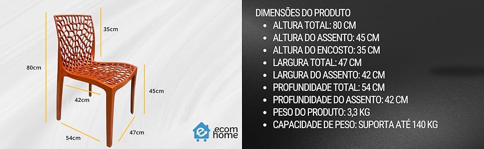 Cadeira gruvyer, cadeira sala de jantar, cadeira Gruvyer, kit com cadeiras Gruvyer