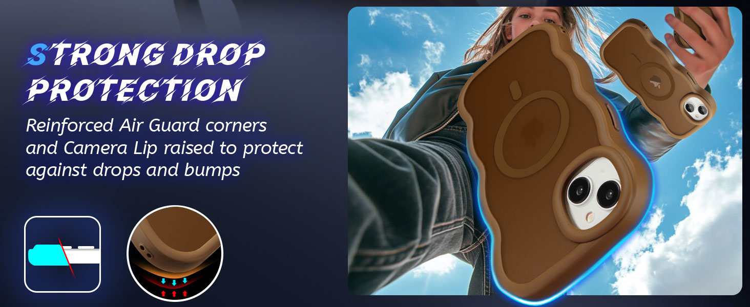 Forte proteção contra quedas